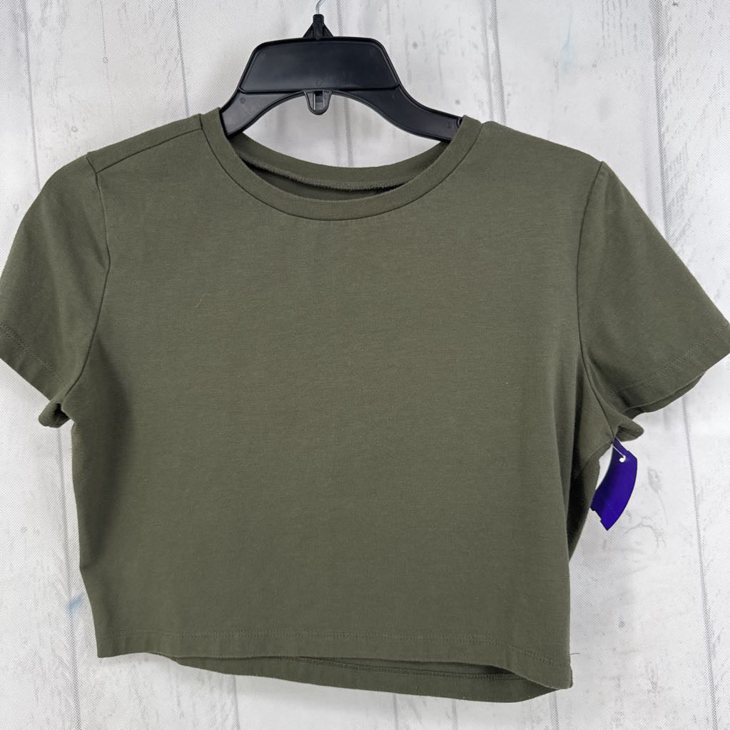 L s/s crop top