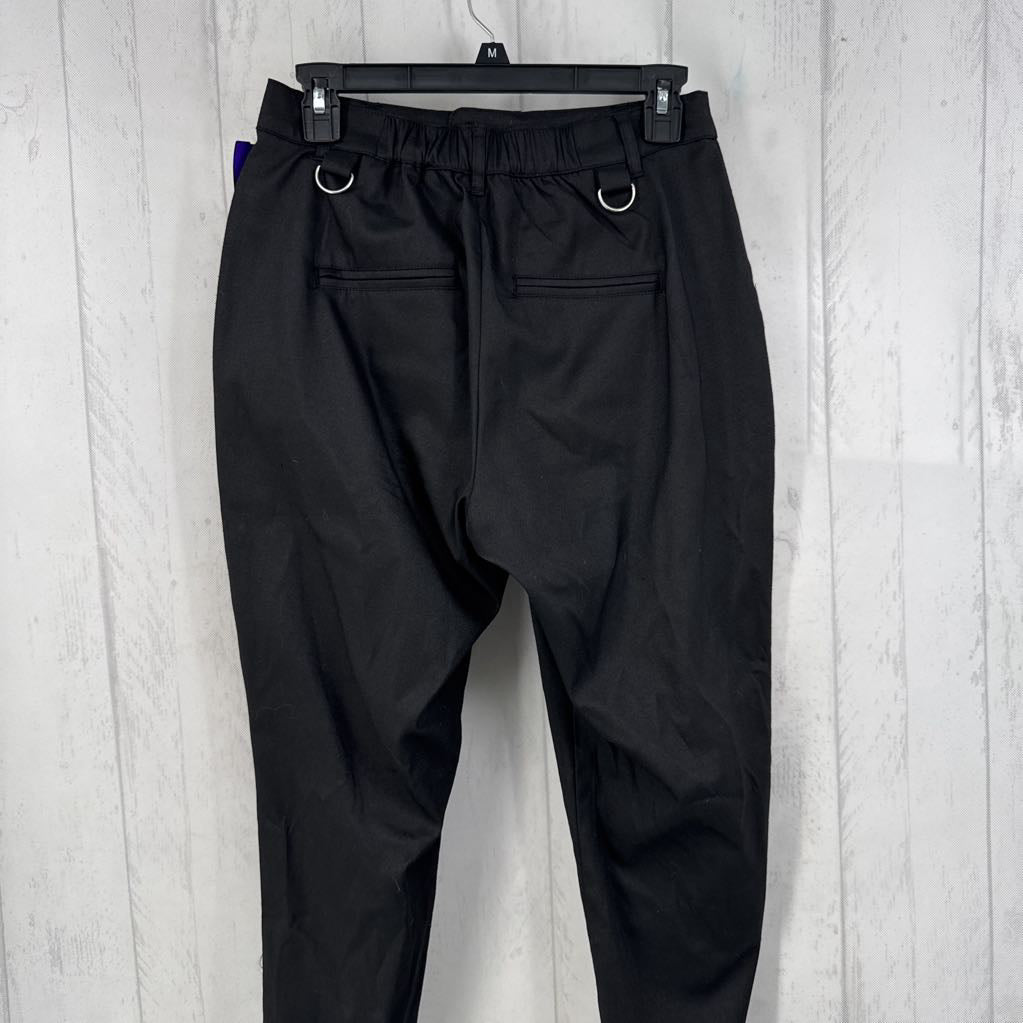 S zipper accent straight leg pant