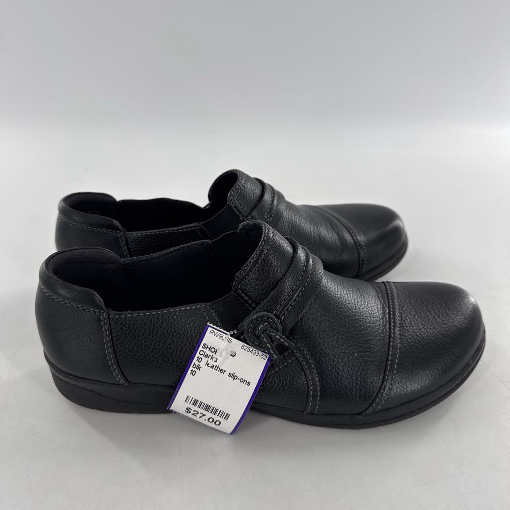 10 leather slip-ons