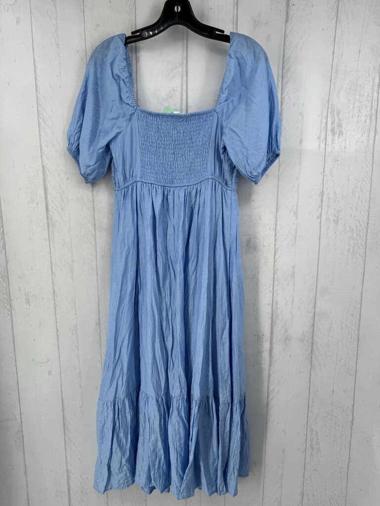 M ruched top s/s maxi dress