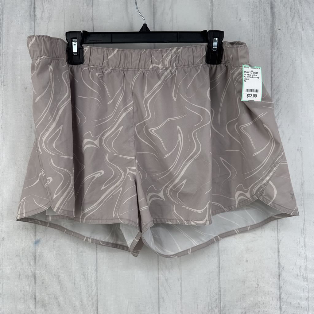 XL printed running shorts