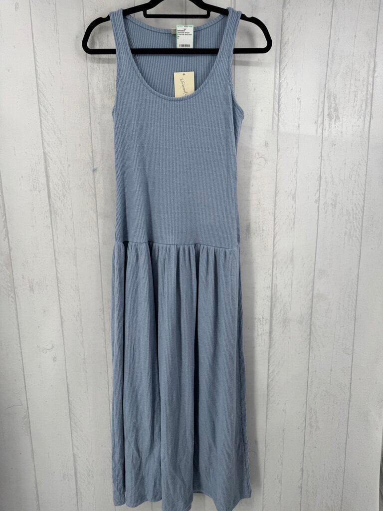 S rib knit slvls maxi dress