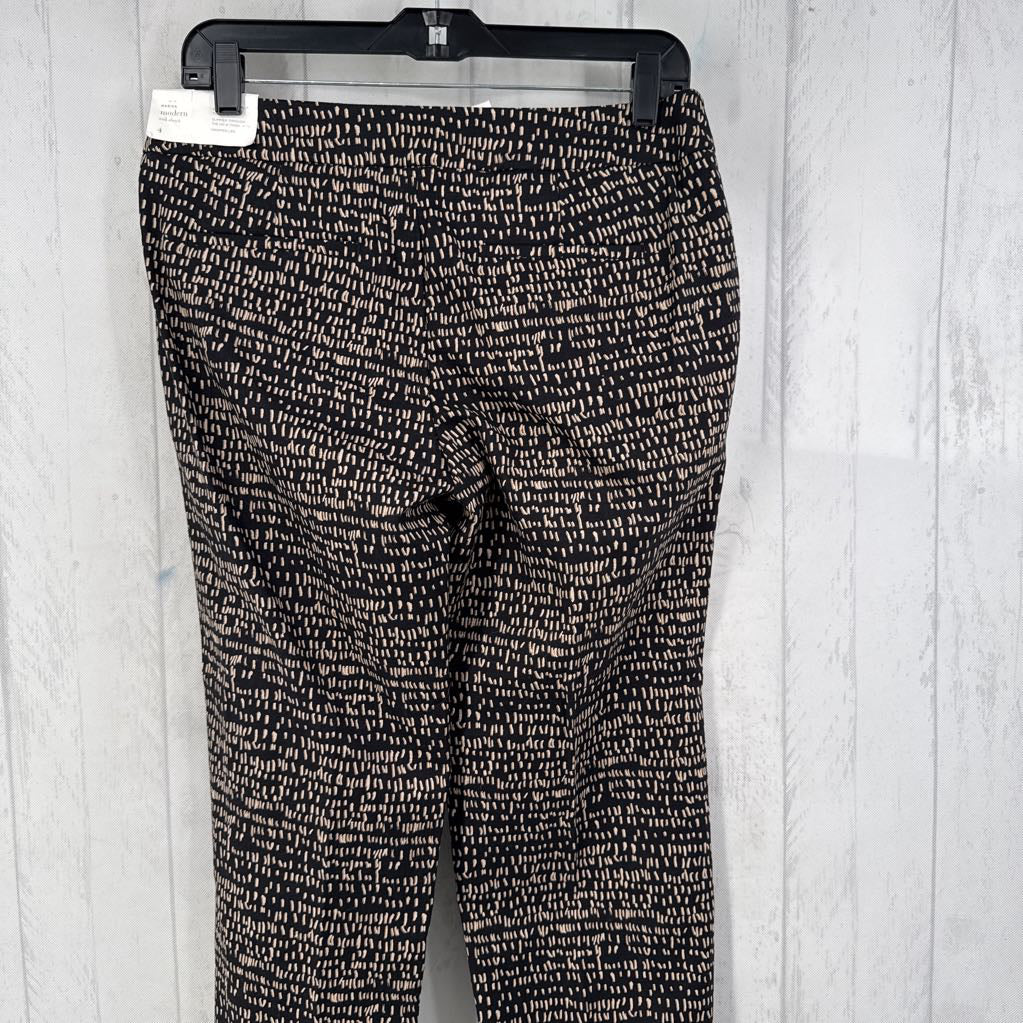4 printed crop pant