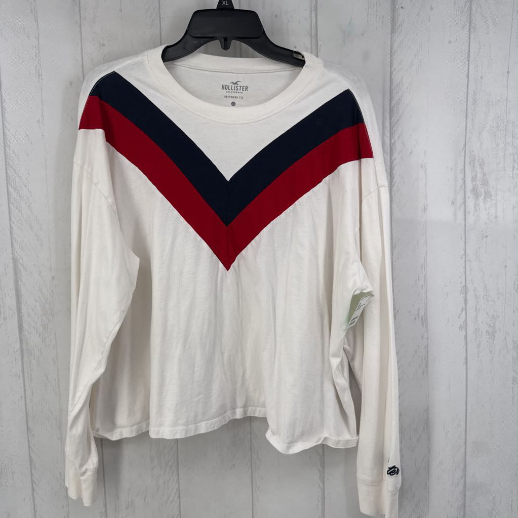 L colorblock l/s tee