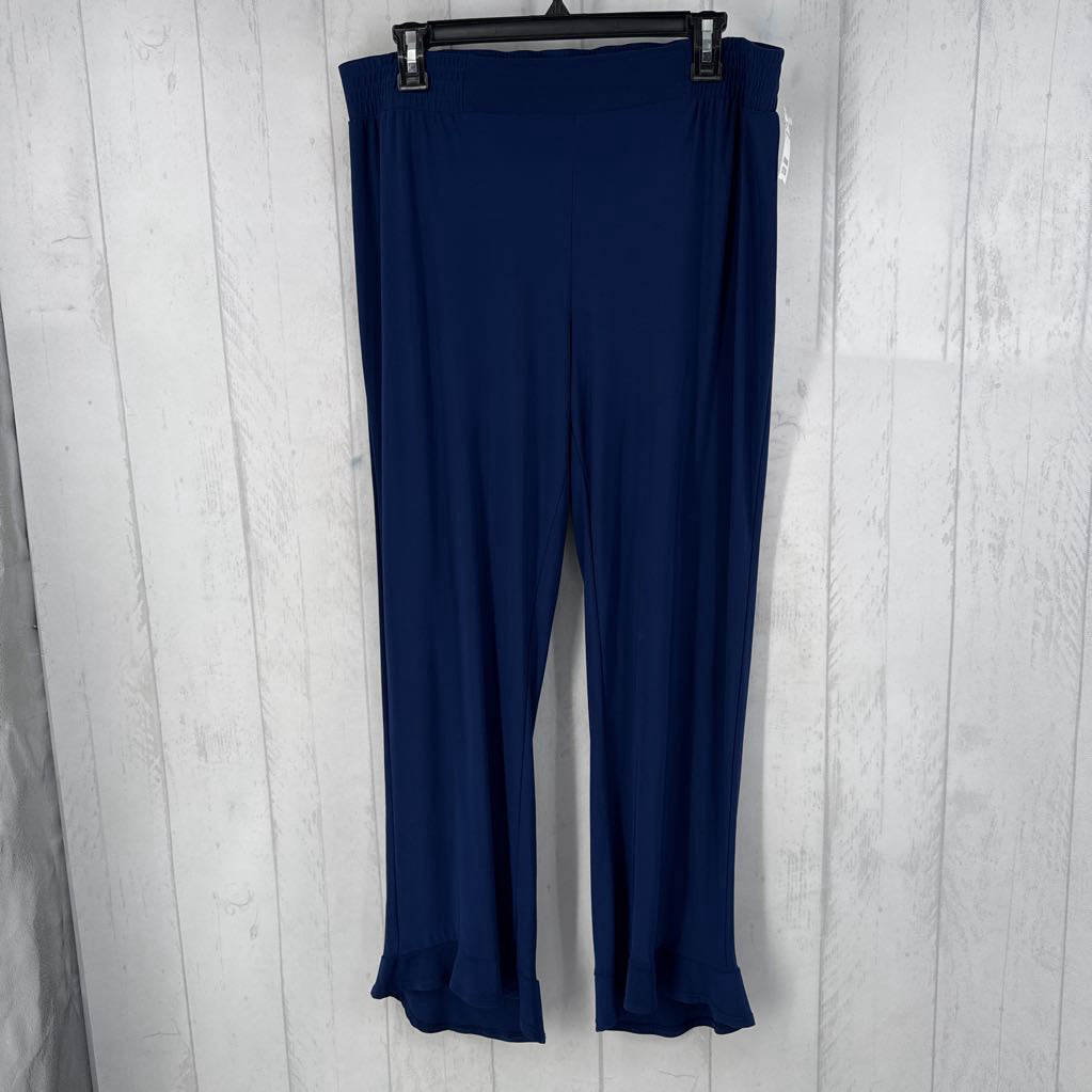 L pull-on ruffle hem pants