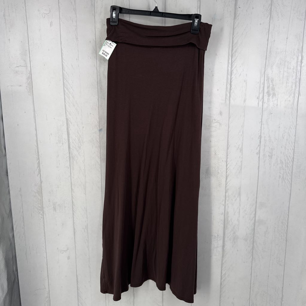 M foldover maxi skirt