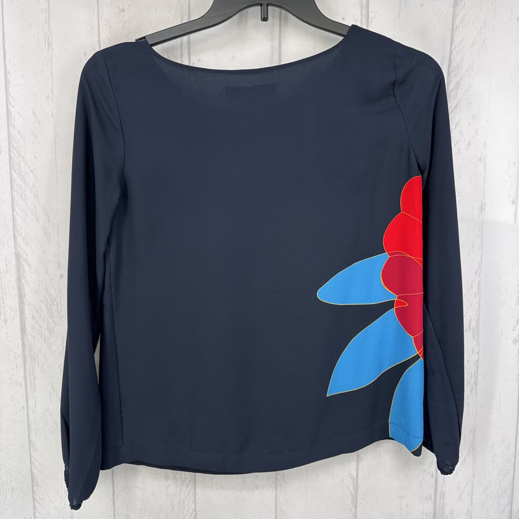 XSp flo print l/s top