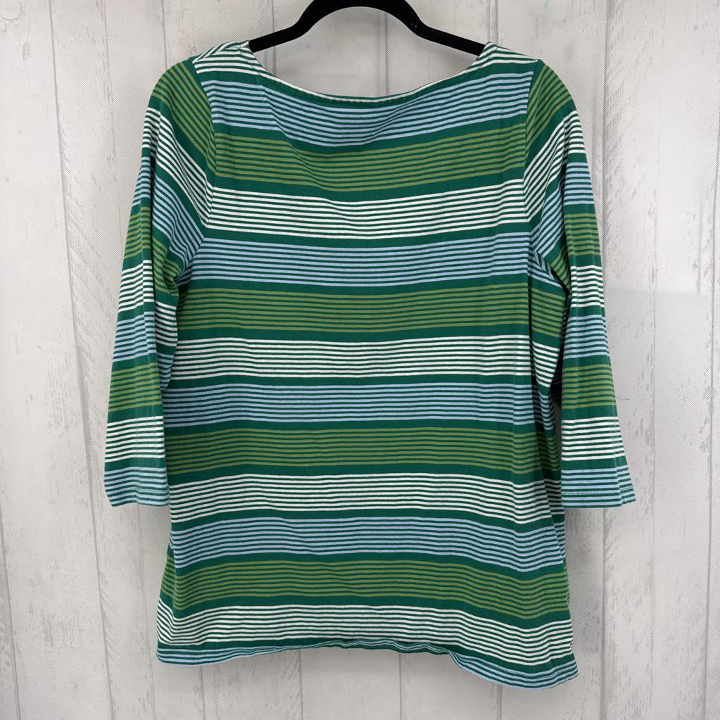 1X striped 3/4 slv top