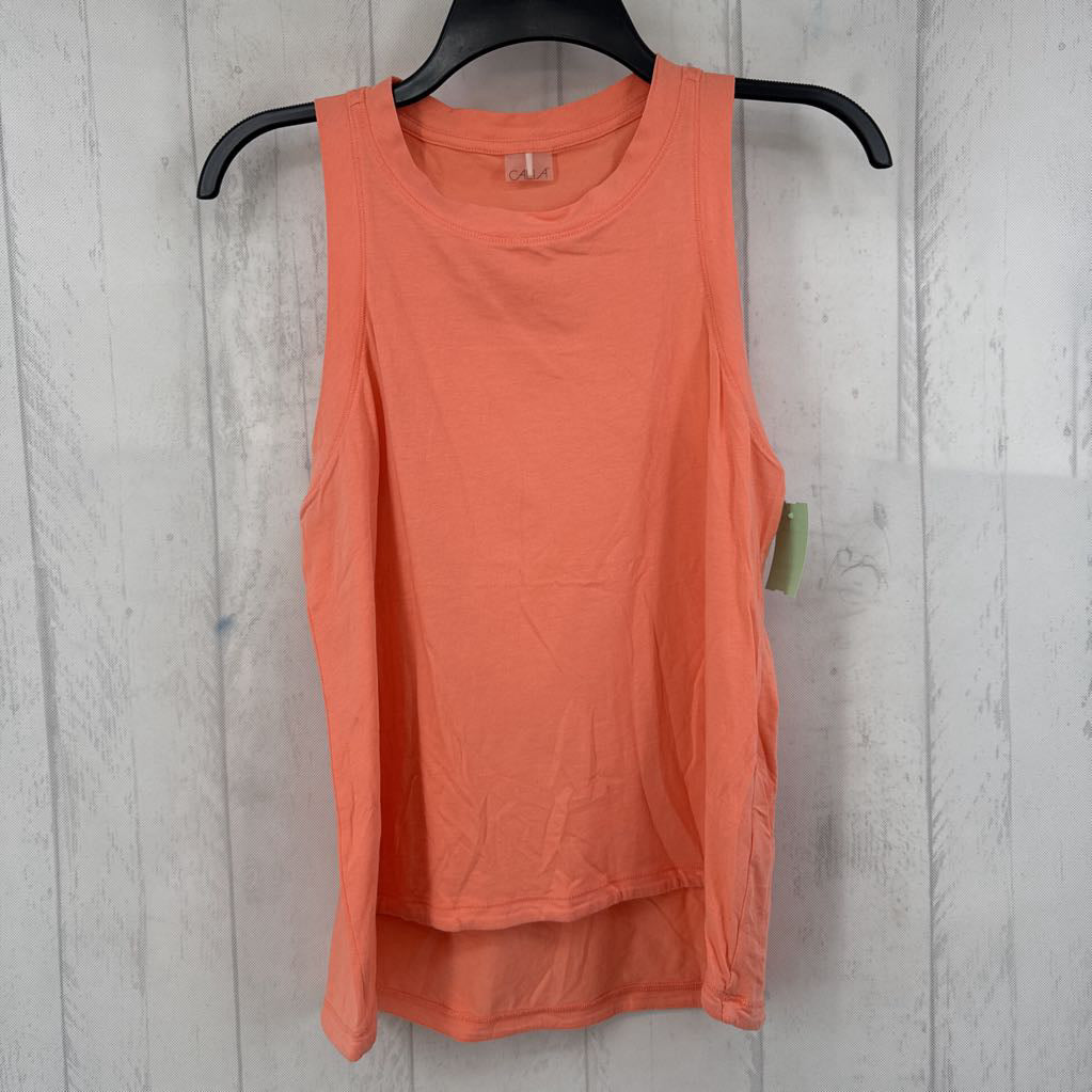 S hi-lo crewneck tank