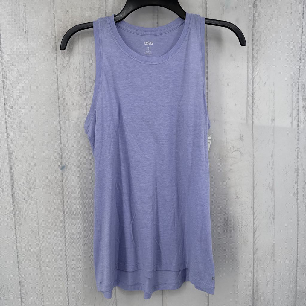 S crewneck hi-lo tank