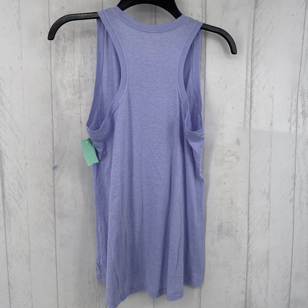 S crewneck hi-lo tank