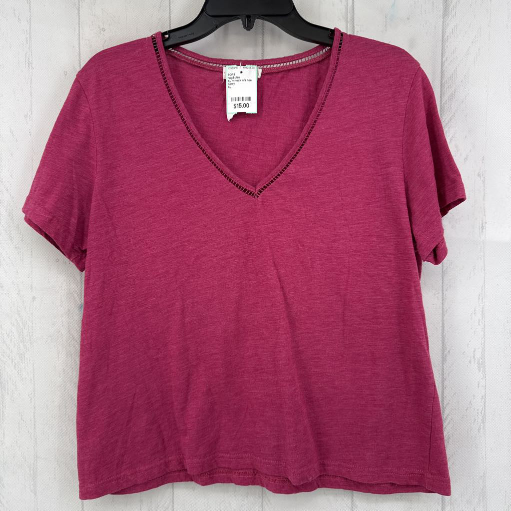 XL v-neck s/s tee