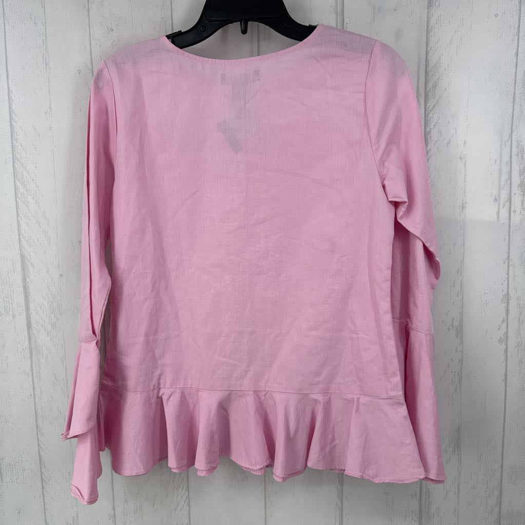 4 ruffled hem l/s top