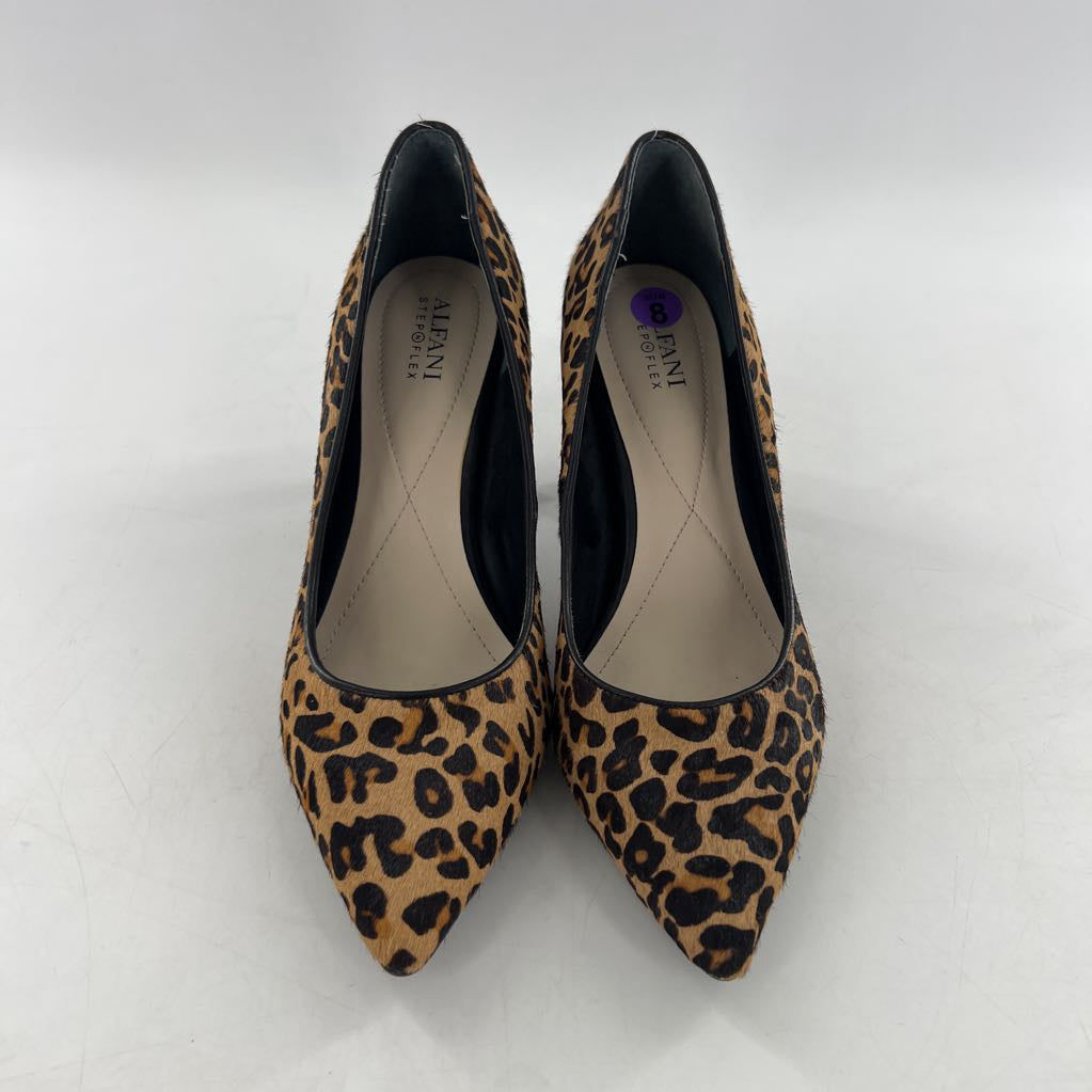 8 animal print heels