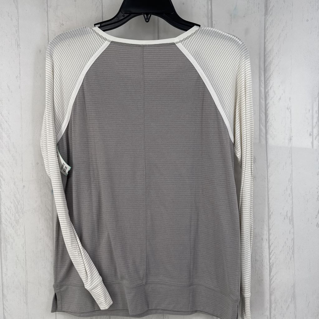 S striped l/s tee