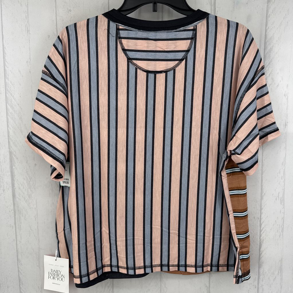 M striped s/s tee
