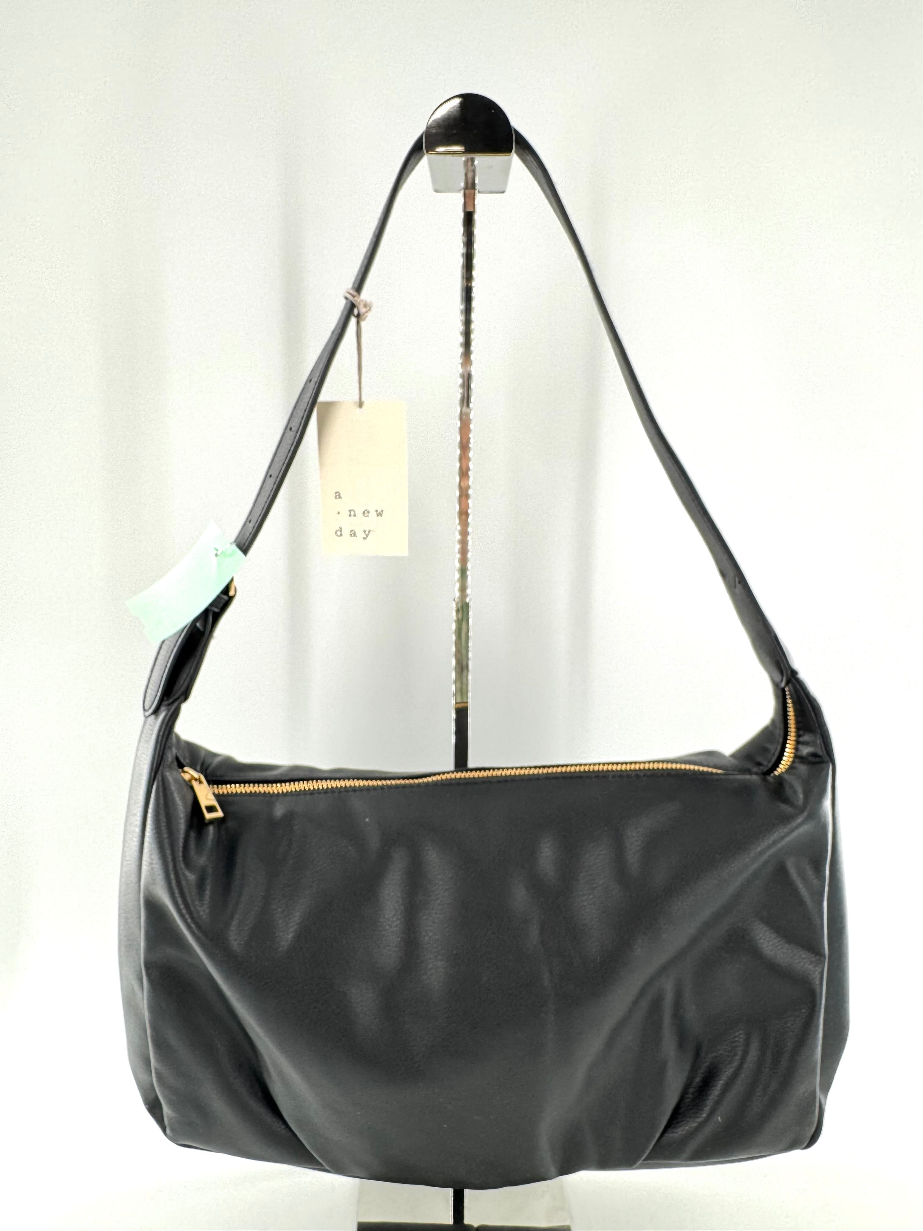 vegan leather shoulder bag