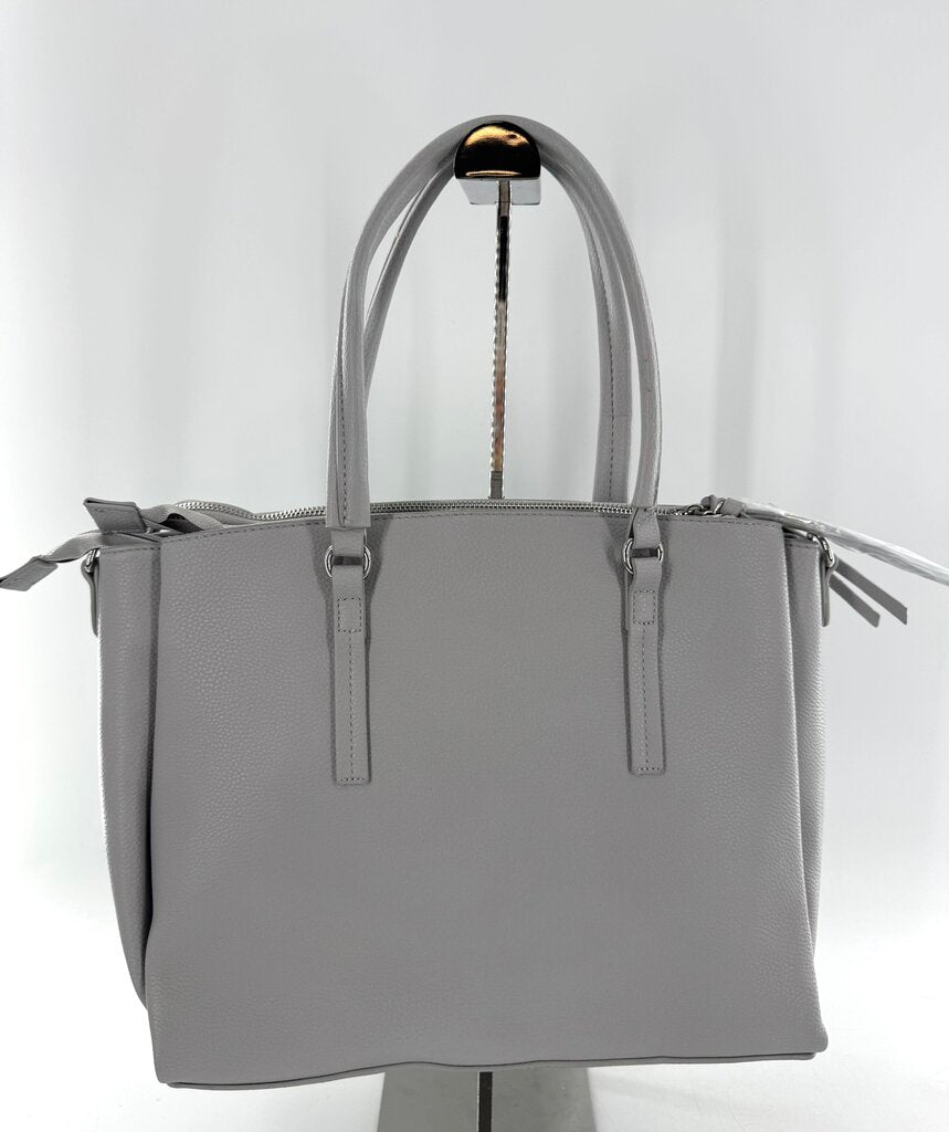vegan pebbled leather handbag