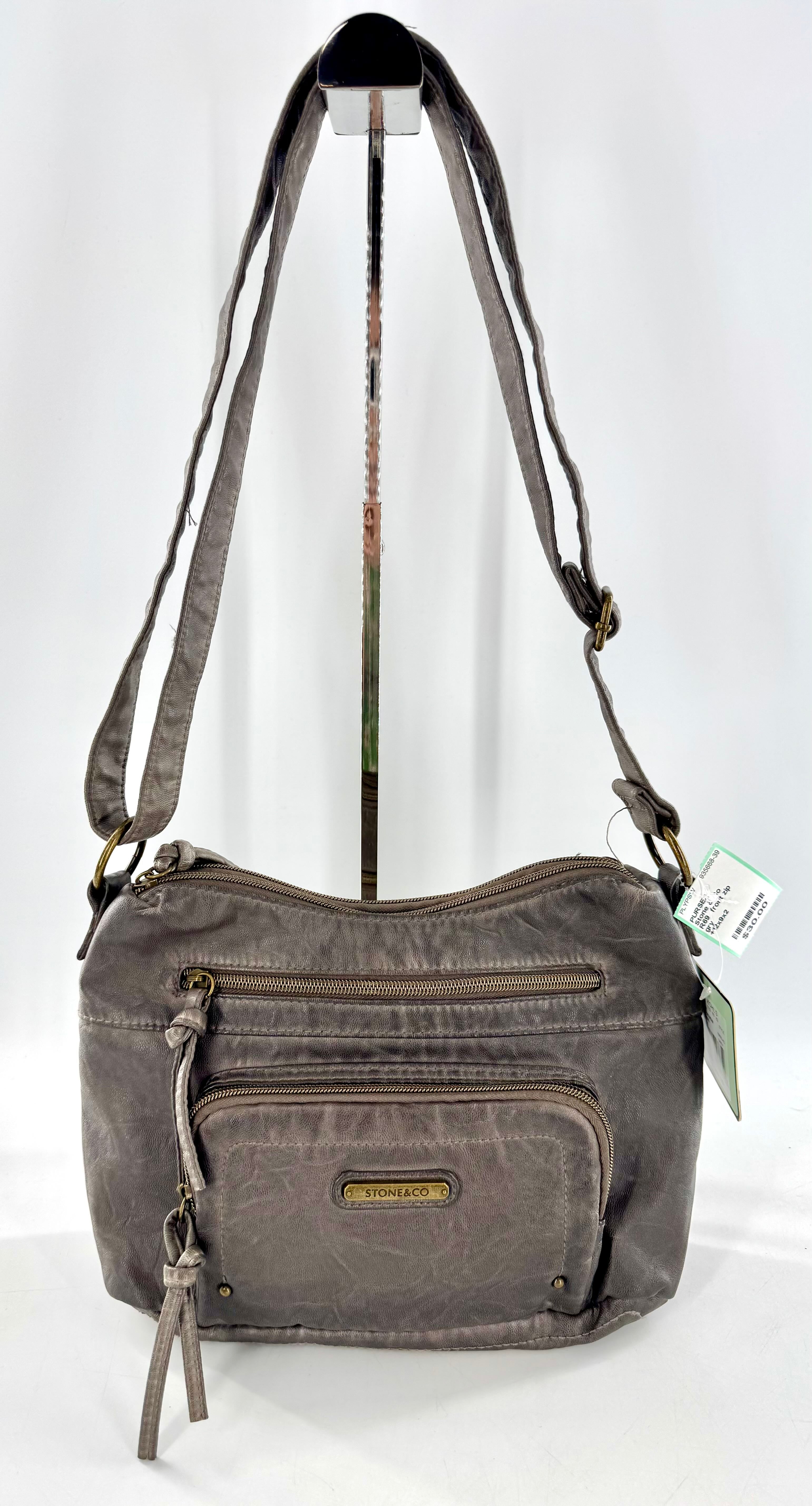 R69 front zip pocket crossbody