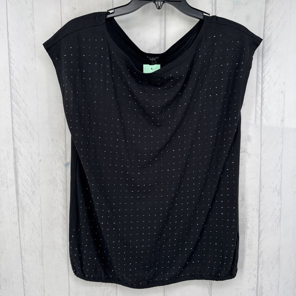 S embelished cap slv top