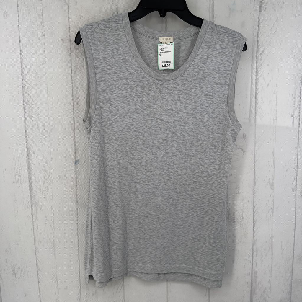 XS marled scoop neck tank