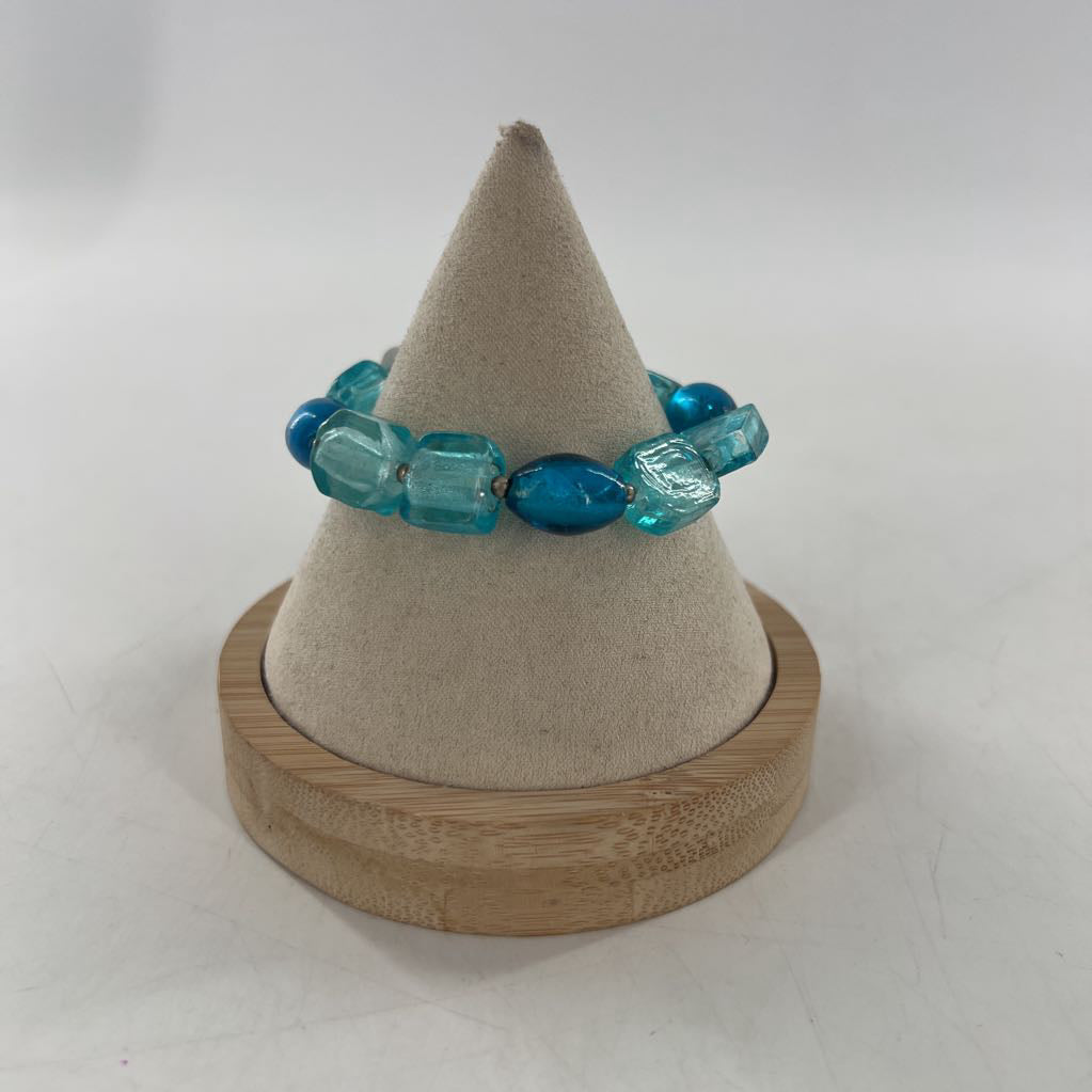 glass bead stretch bracelet