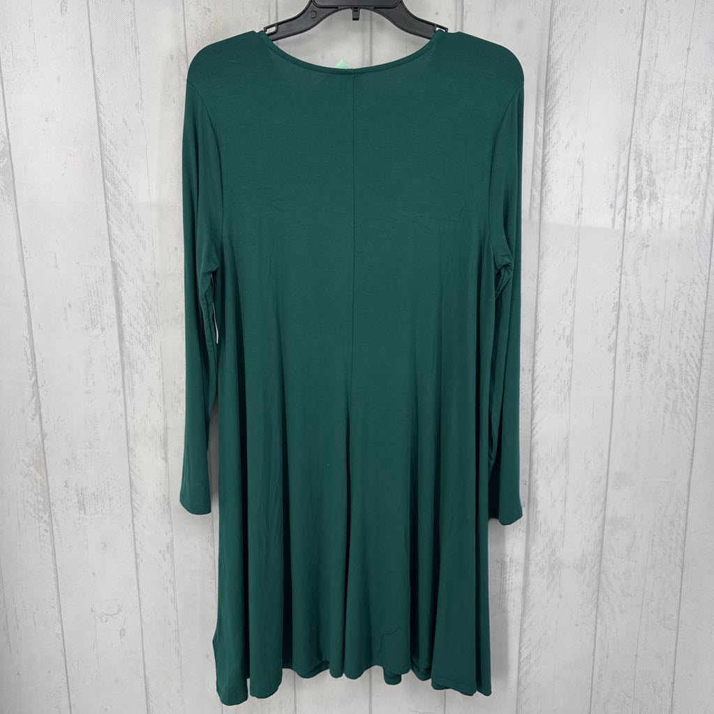 L round neck l/s dress