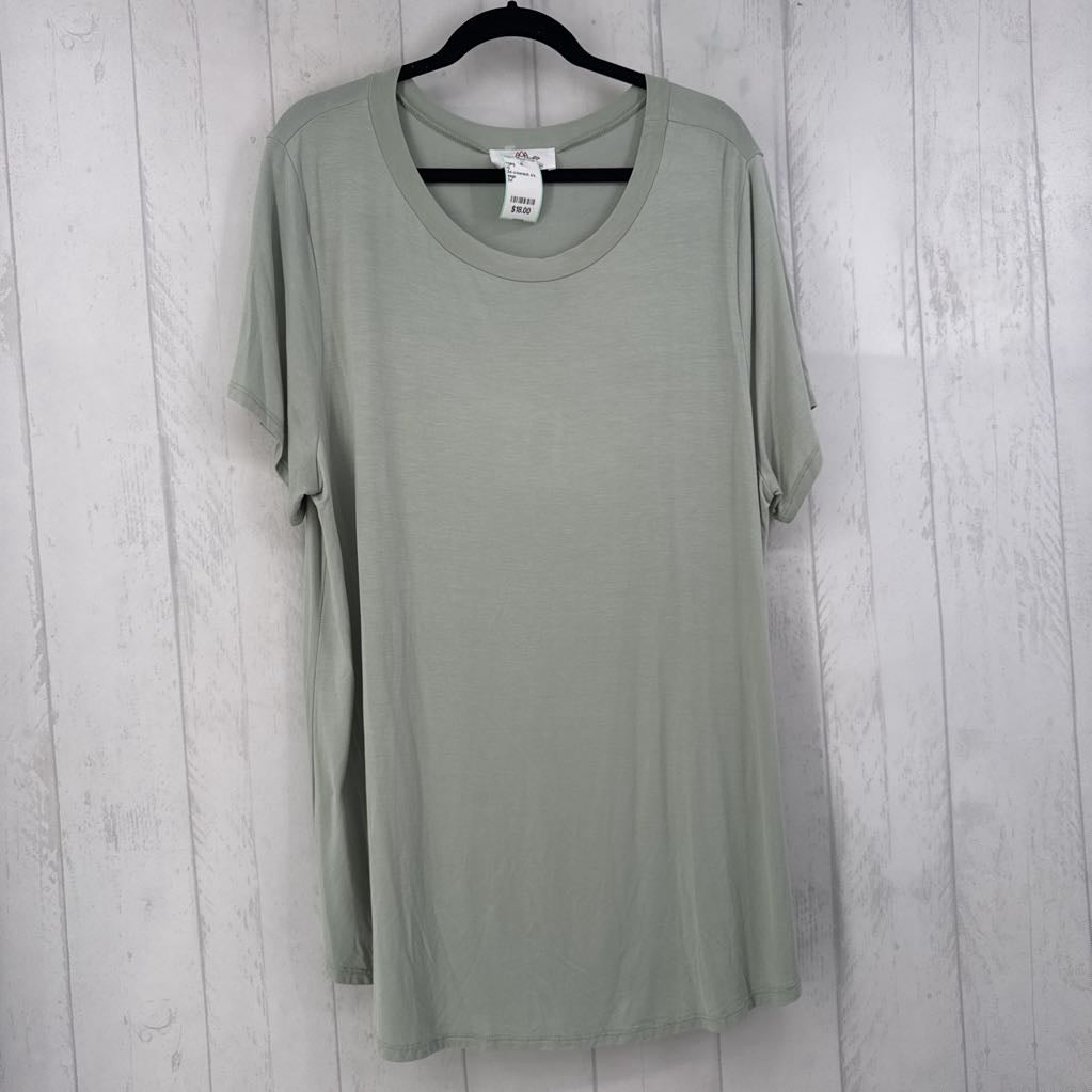 2xl crewneck s/s top