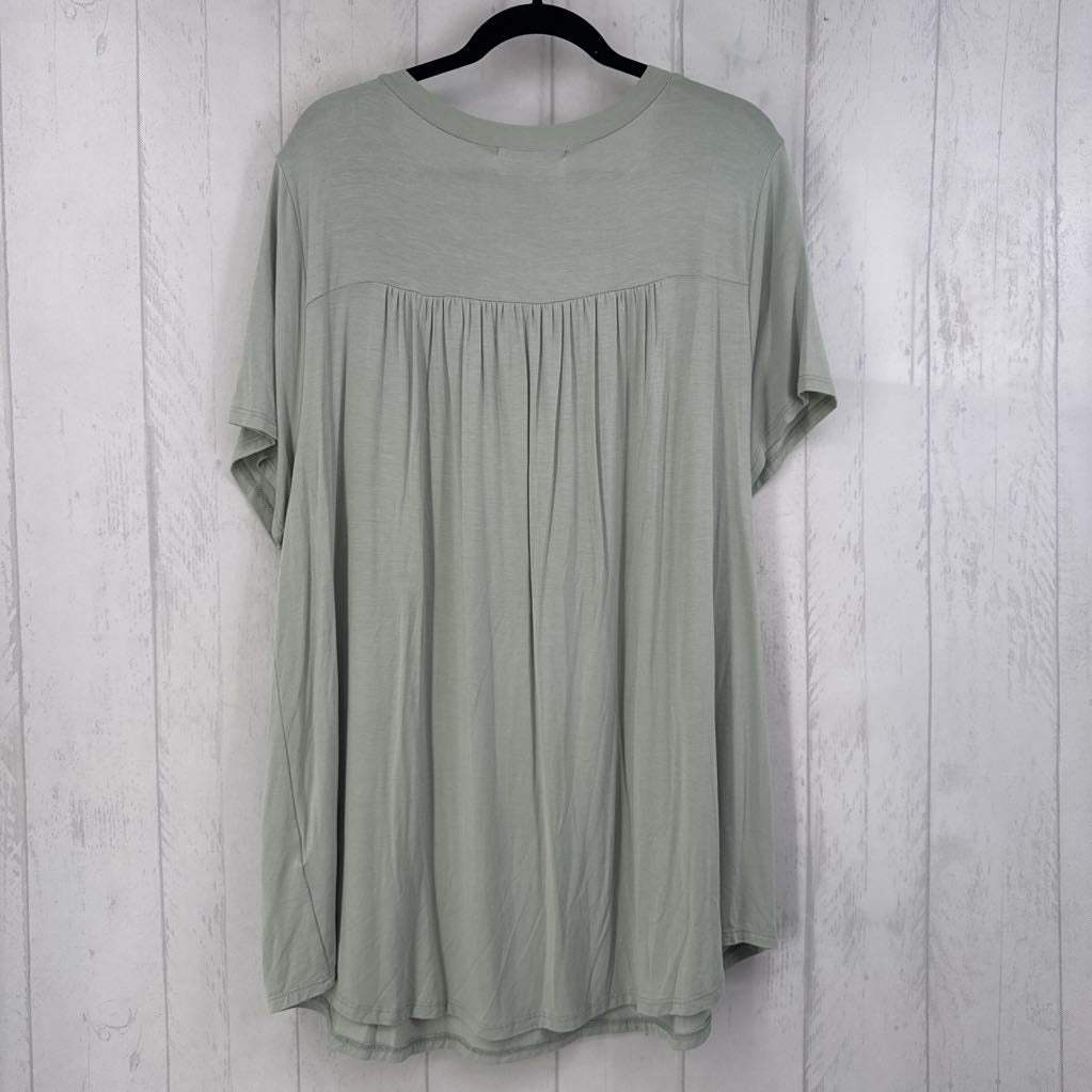 2xl crewneck s/s top