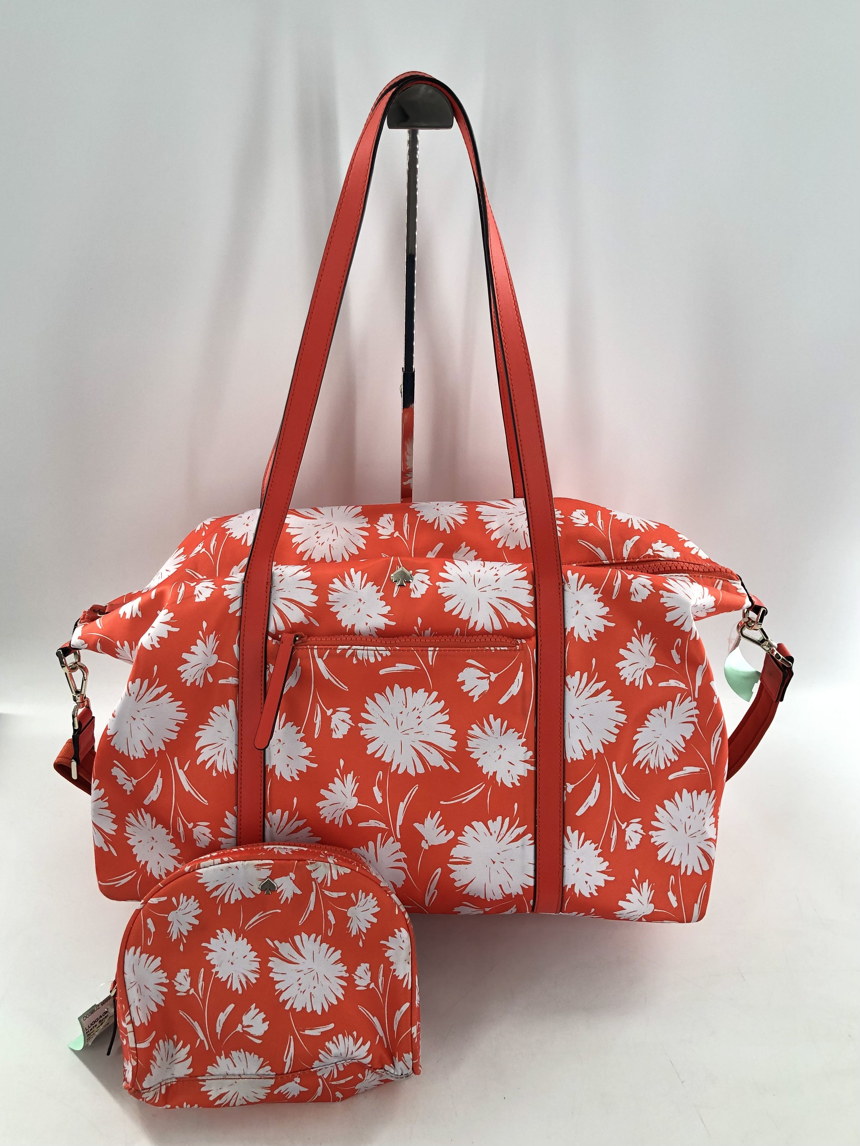 2pc wild blossom weekender w/ cosmetic case