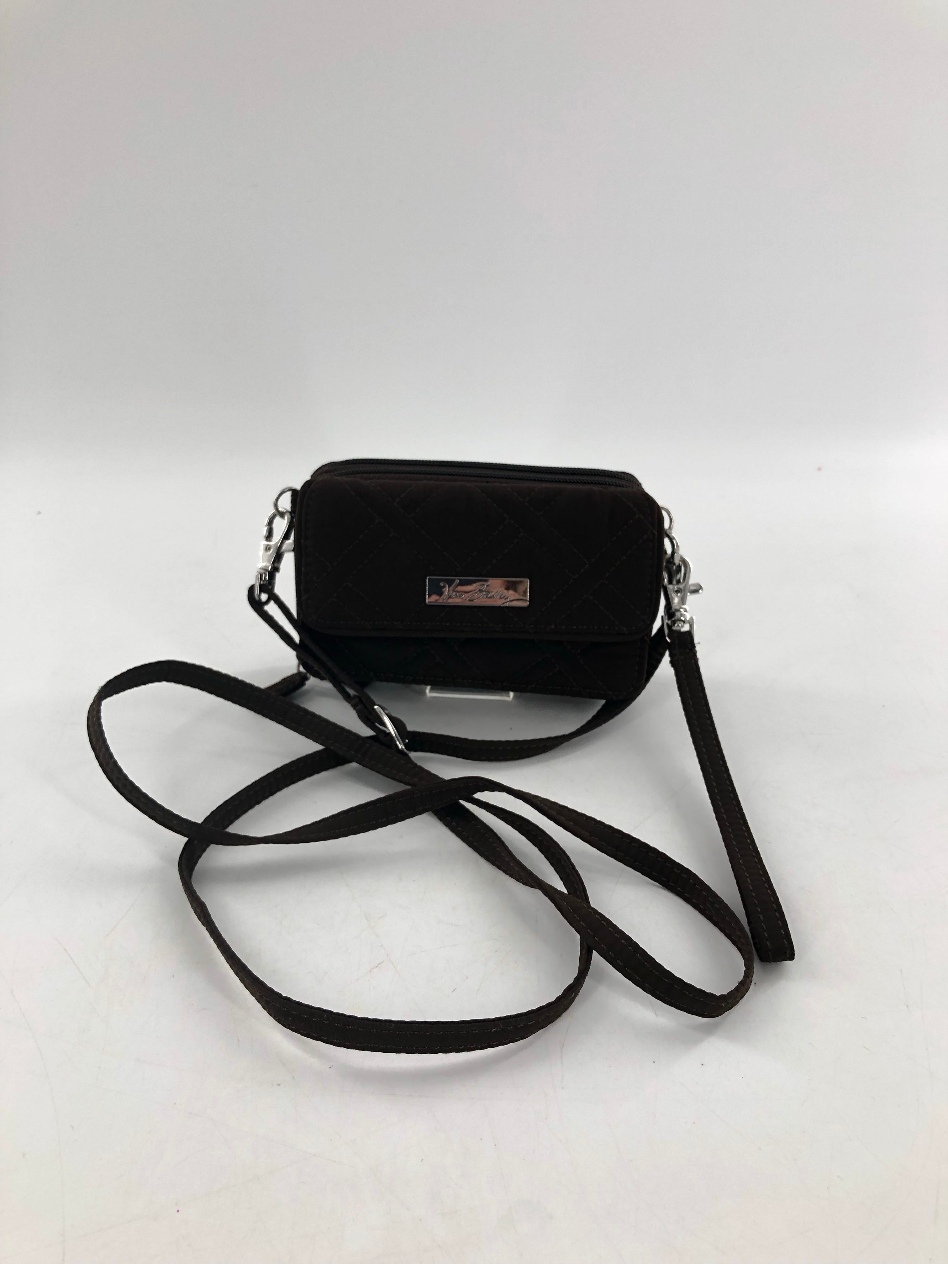 quilted double zip wallet