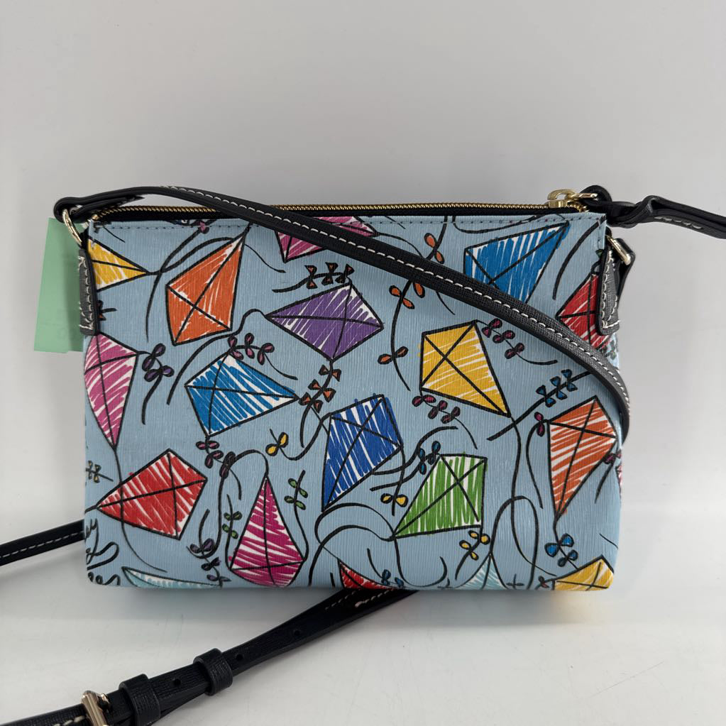 colorful kite print crossbody