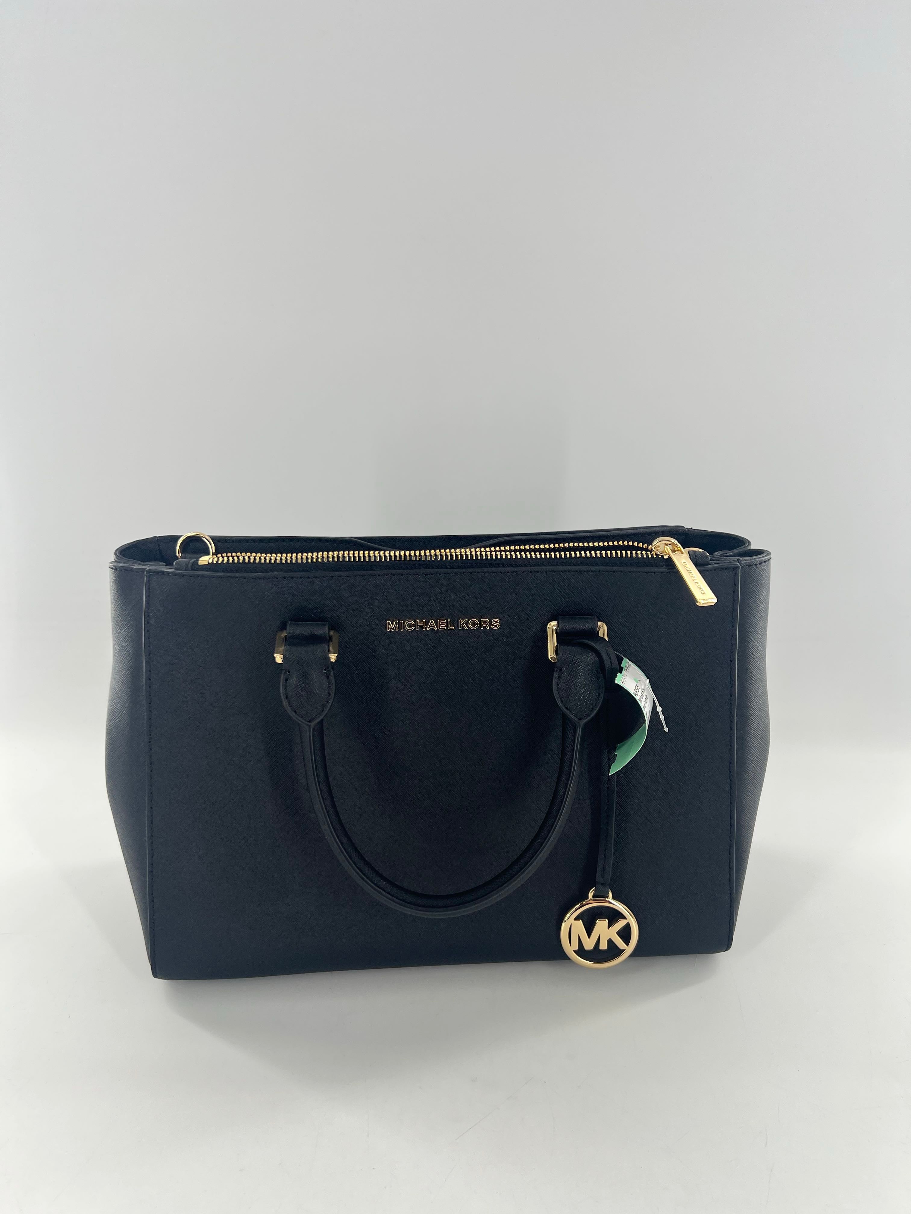 dual handle saffiano satchel