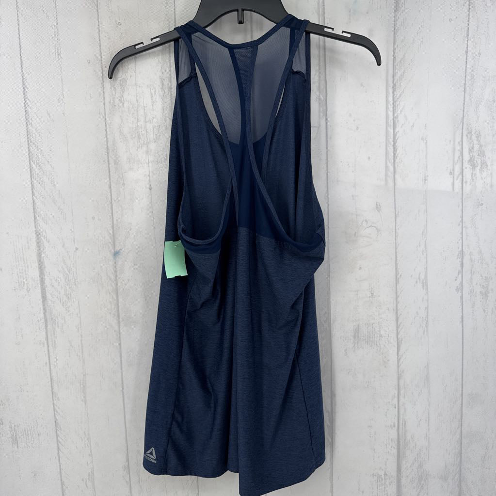 L marled criss-cross tank
