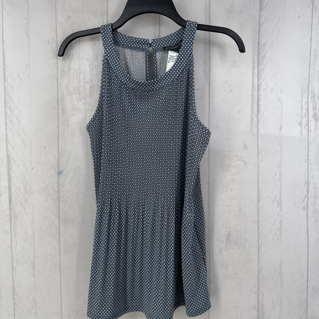 R59 M pleated polka dot tank