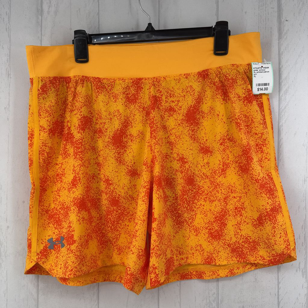 XL printed pull-on shorts