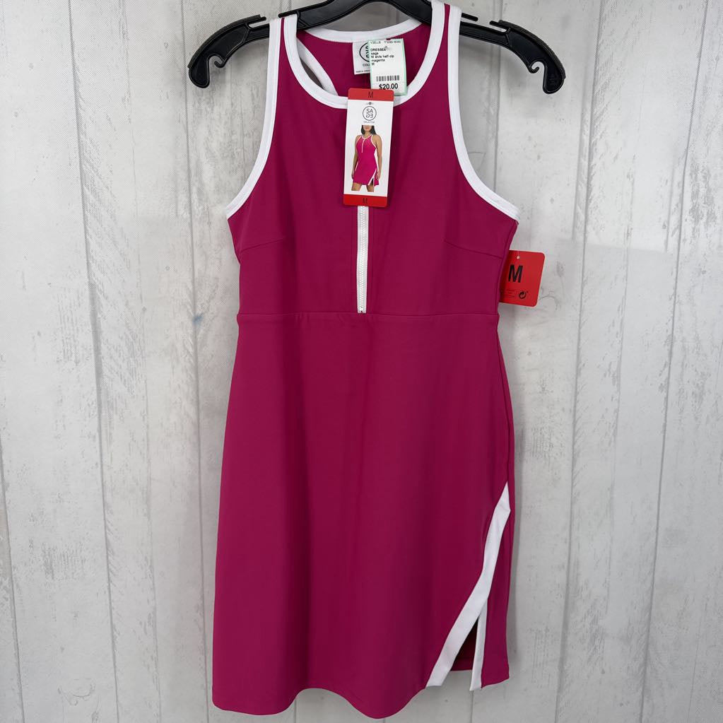 M slvls half-zip dress