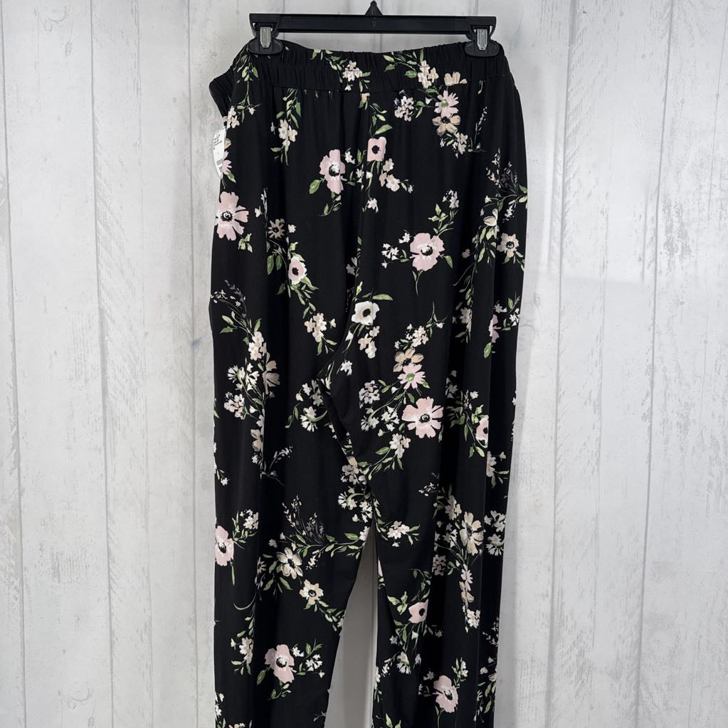 2X flo print wide leg pant
