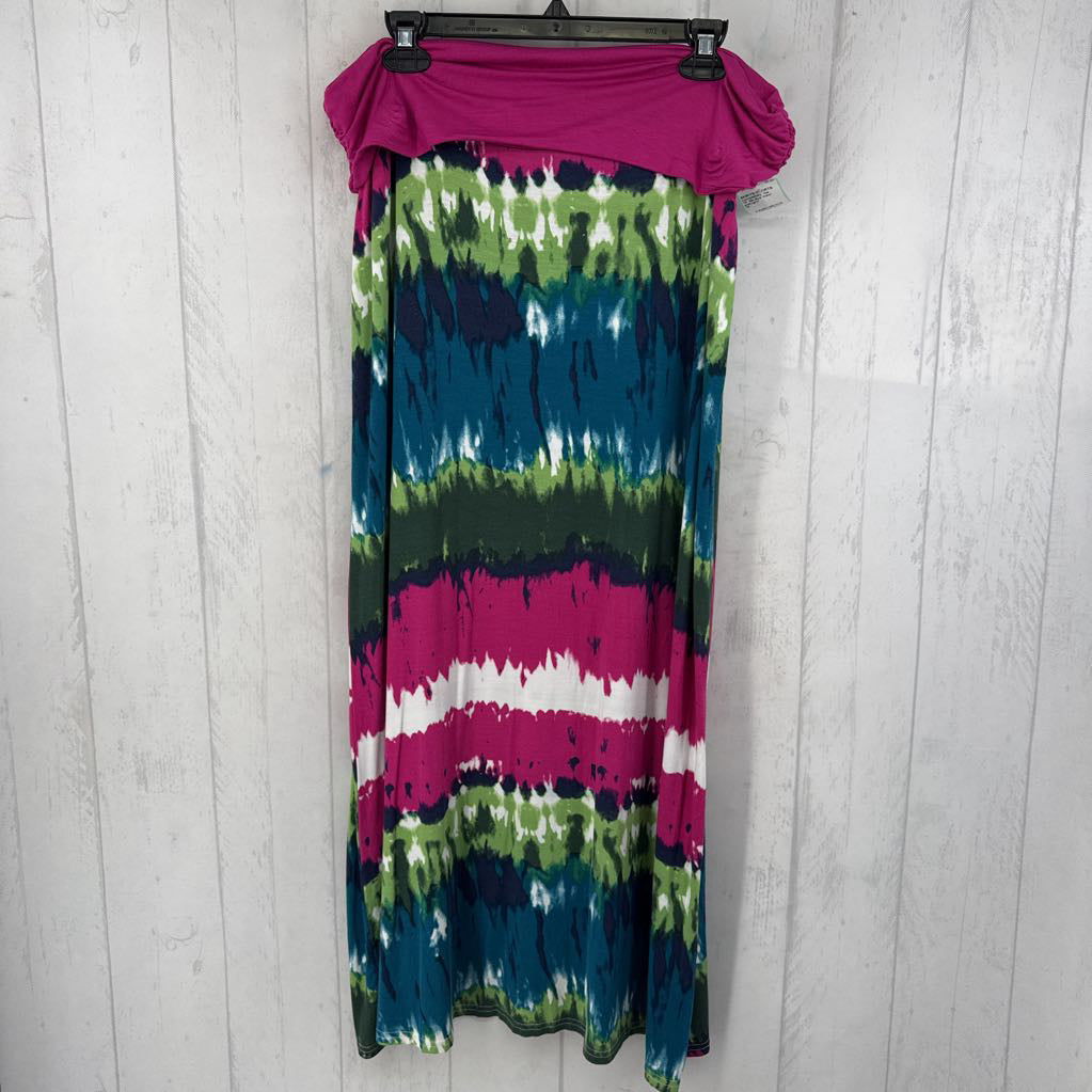 1X tie-dye maxi skirt