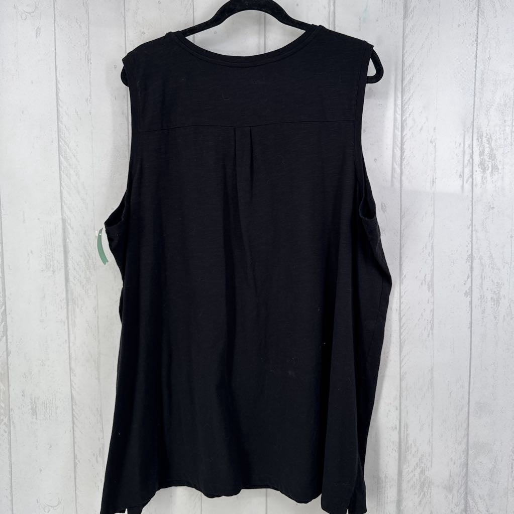 3XL button front tank