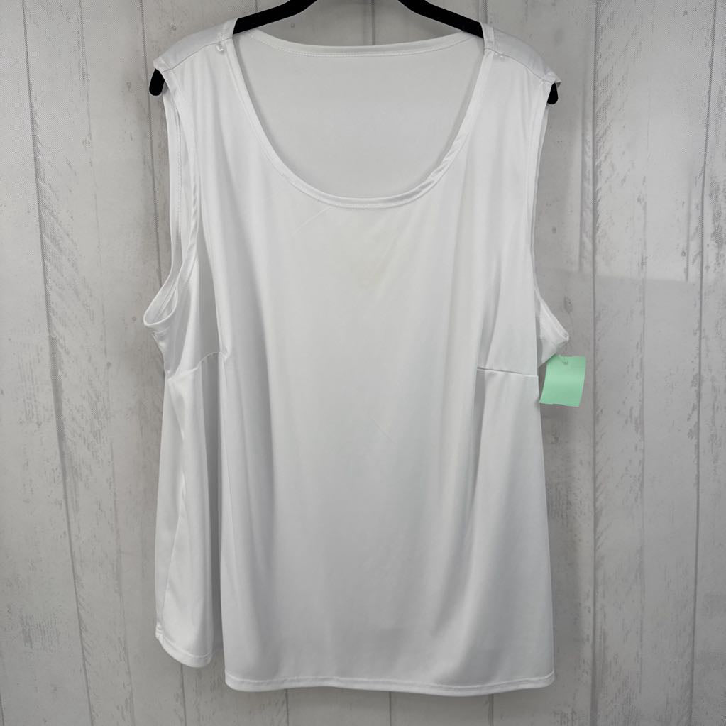 3X round neck basic tank