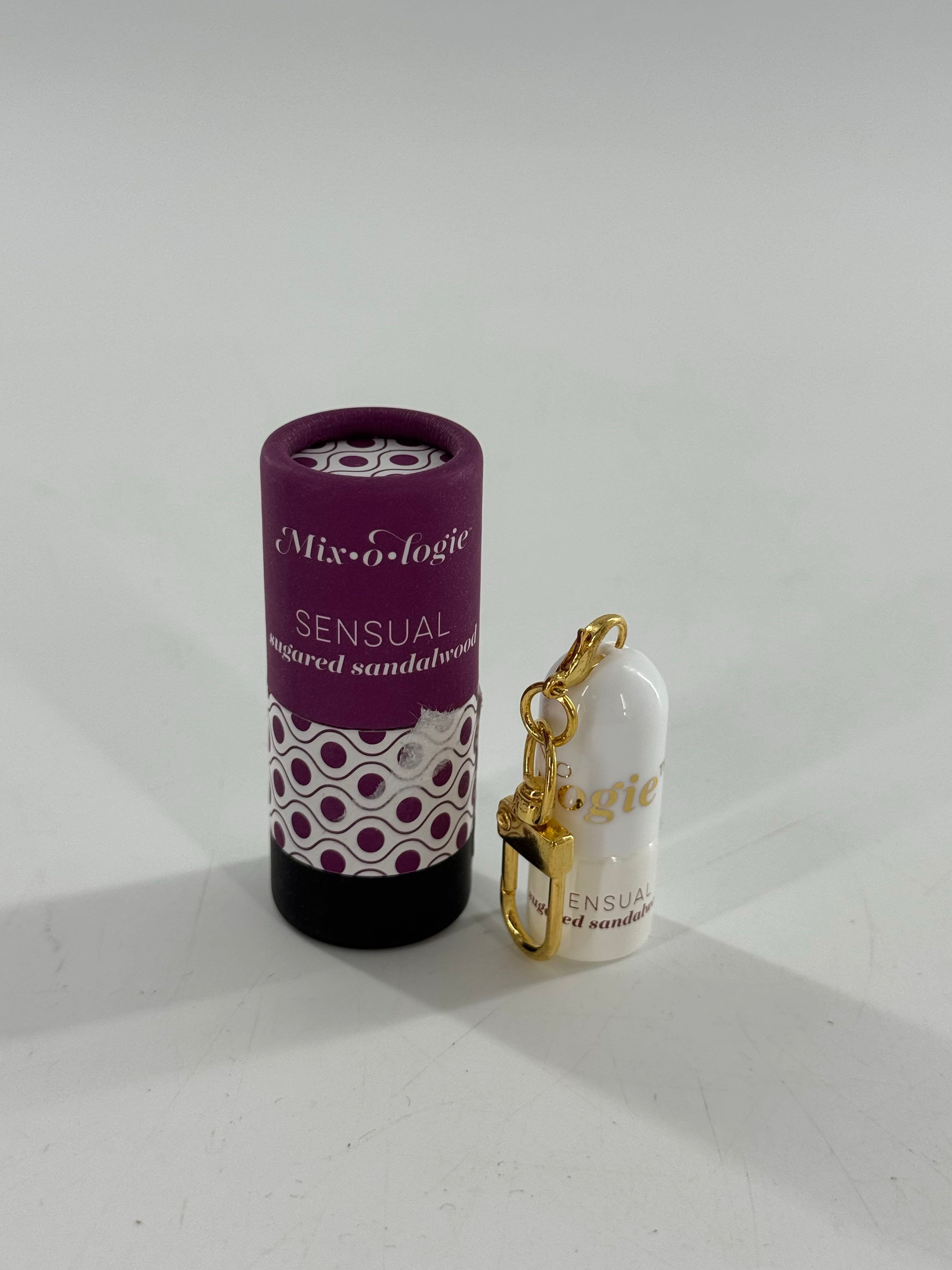 keychain roll-on perfume oil-sugared sandalwood