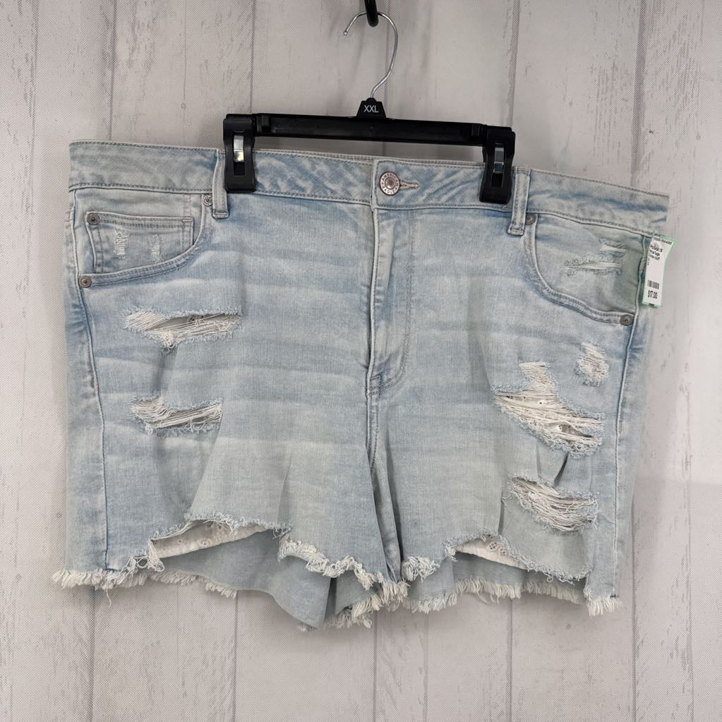 20 hi-rise cutoff jean short