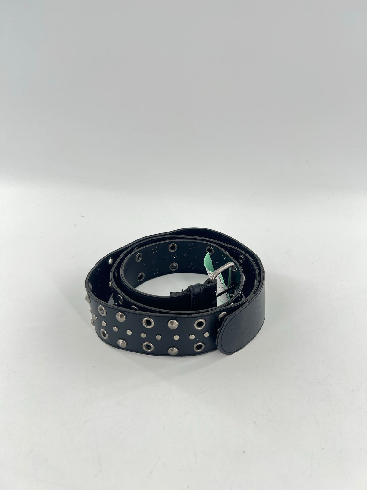 studded grommet belt