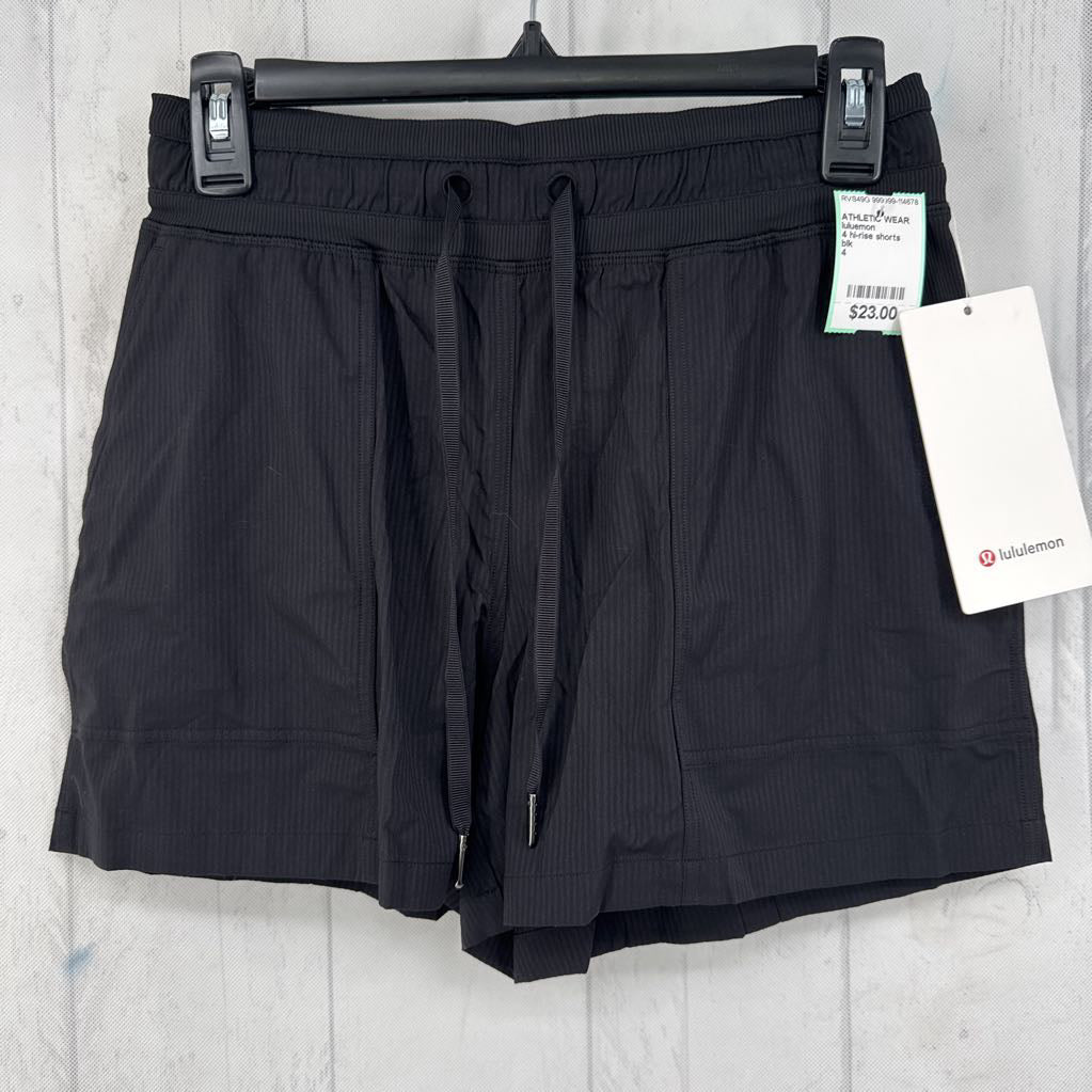 4 hi-rise shorts
