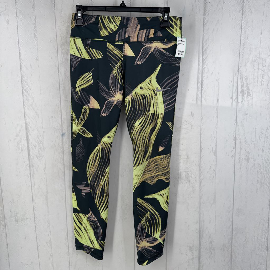 S printed hi-rise leggings