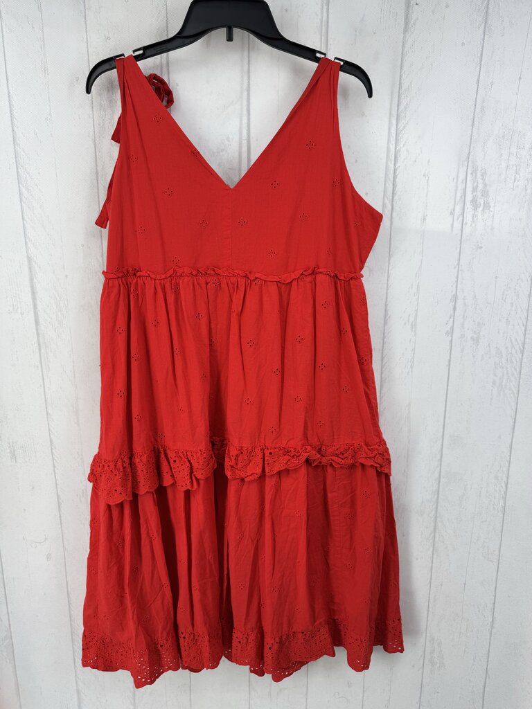 L eyelet tiered sundress
