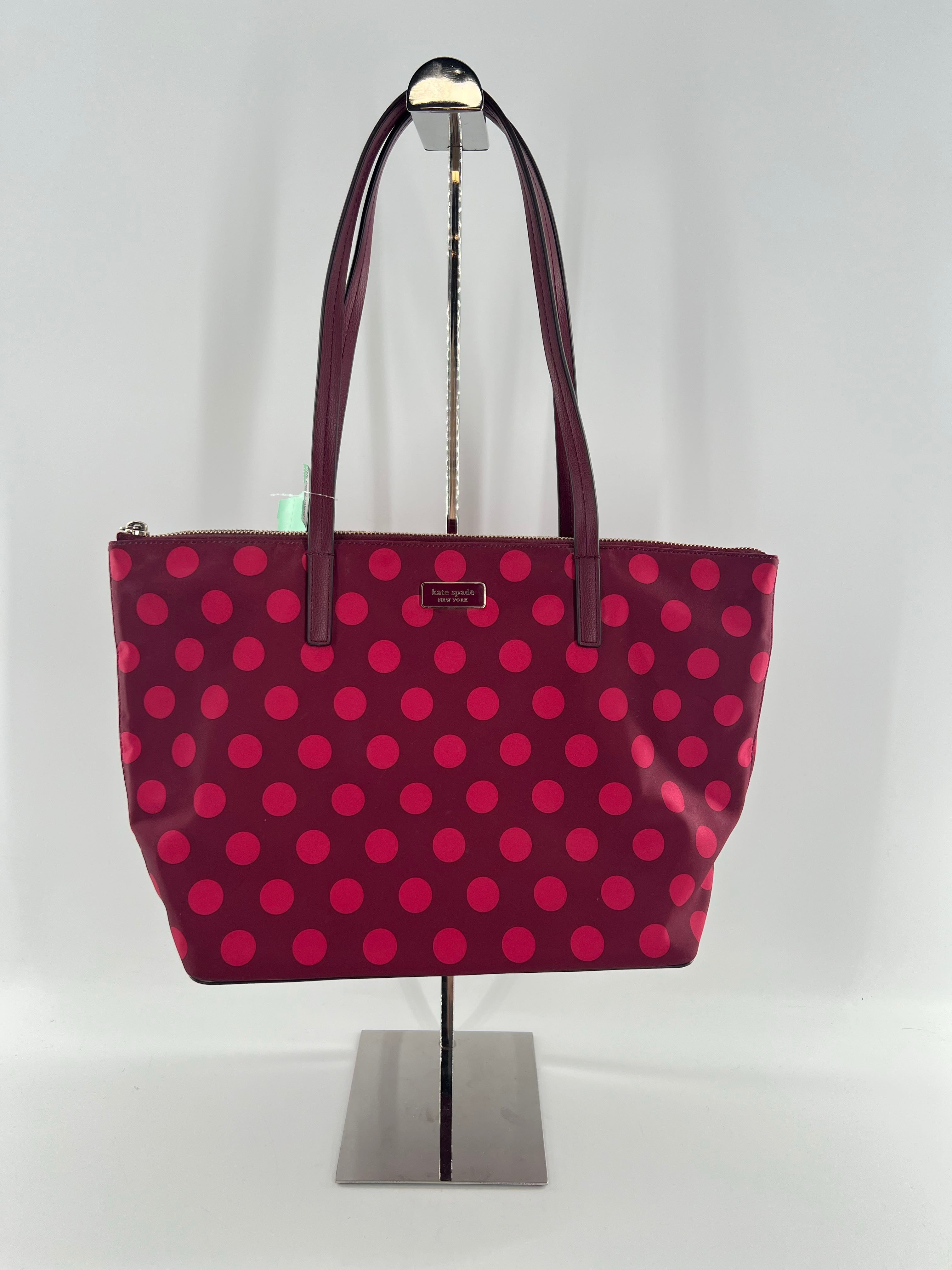 polka dot print tote