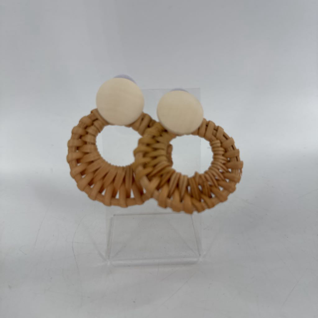 raffia earrings