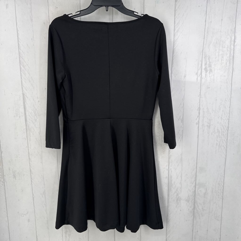 8 v-neck 3/4 slv dress